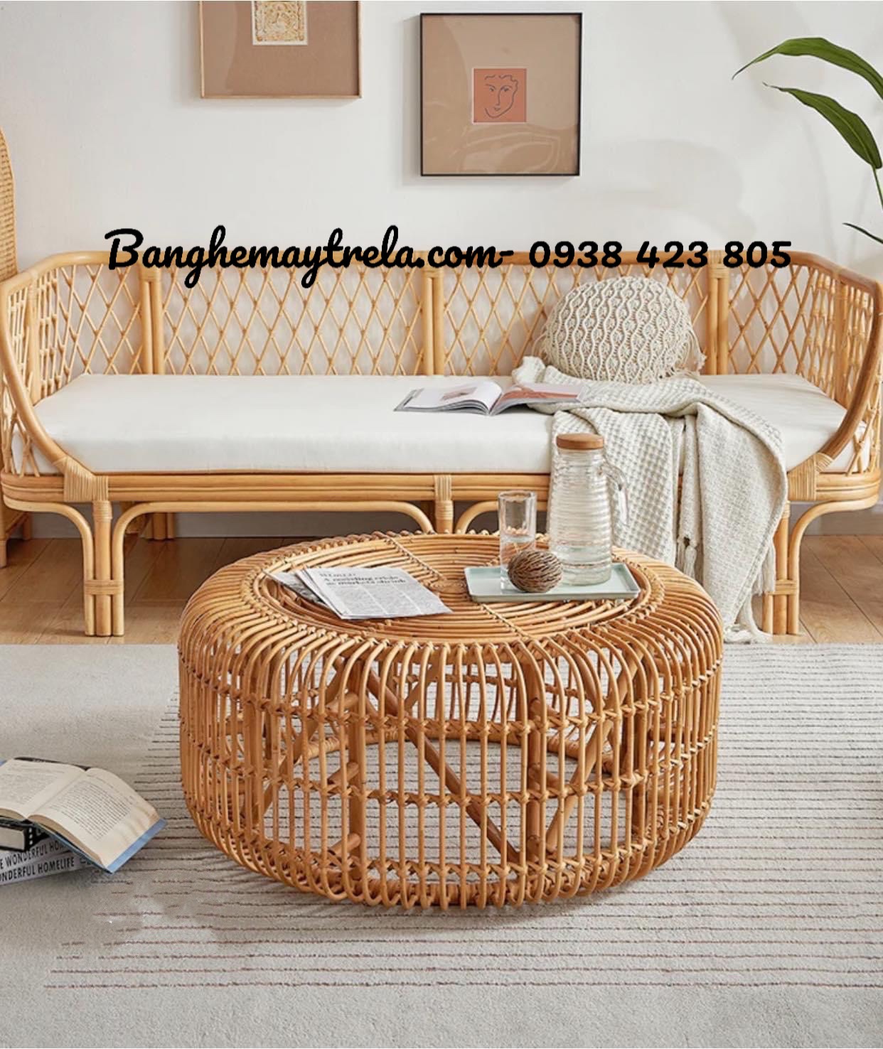 Ghế sofa mây caro